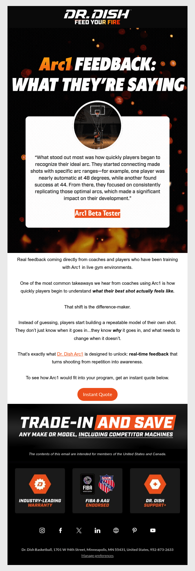 See Every Shot. Coach Smarter with Arc1