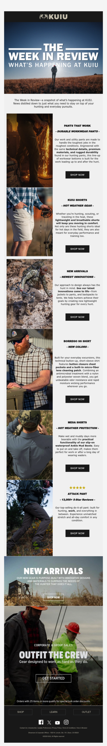 The Week In Review – What’s Happening At KUIU
