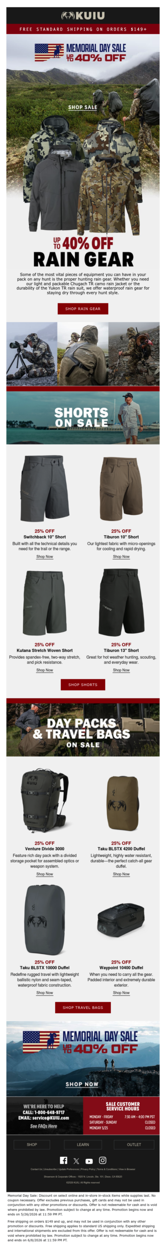 Up To 40% Off Rain Gear For Any Forecast