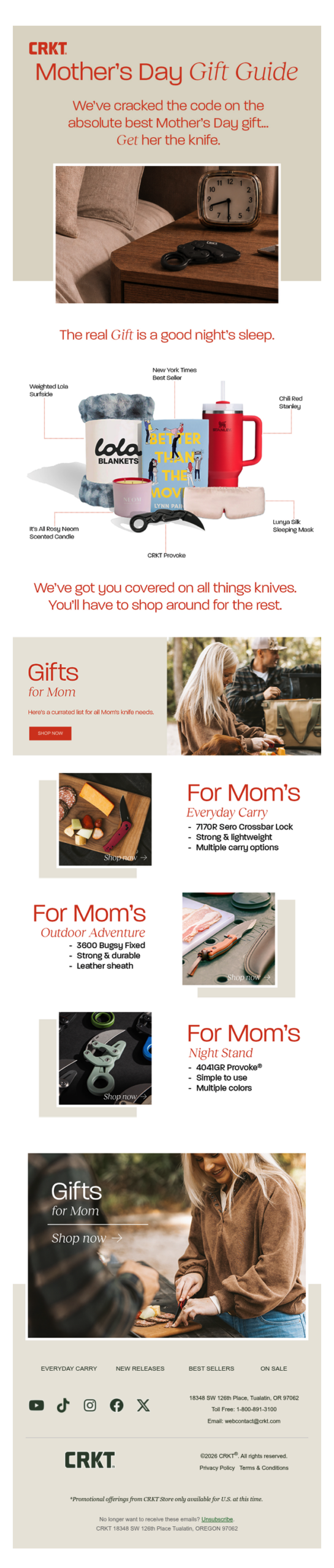 We cracked Mother’s Day