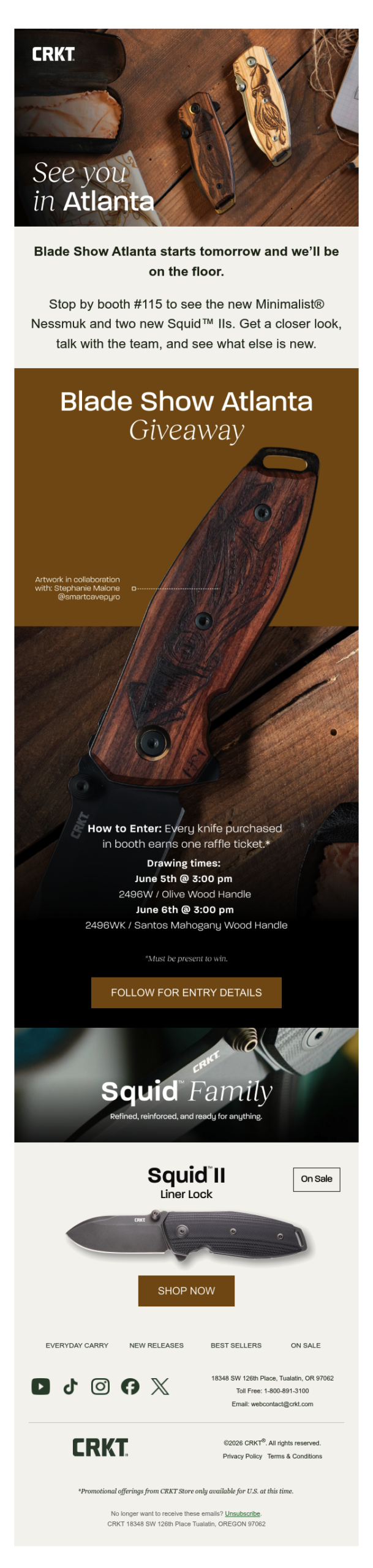 A Blade Show Atlanta exclusive