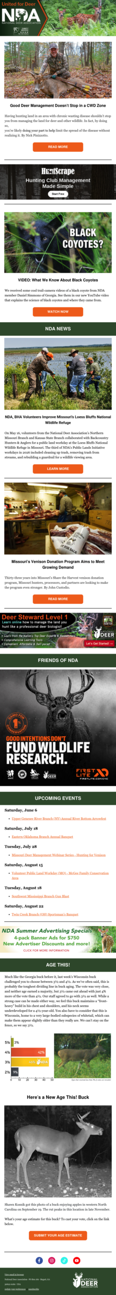 Good Deer Management Doesn’t Stop in a CWD Zone