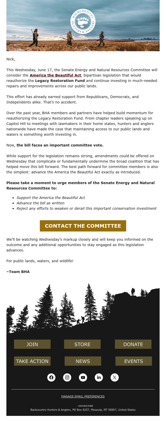 Help Keep This Bipartisan Conservation Win Moving Forward