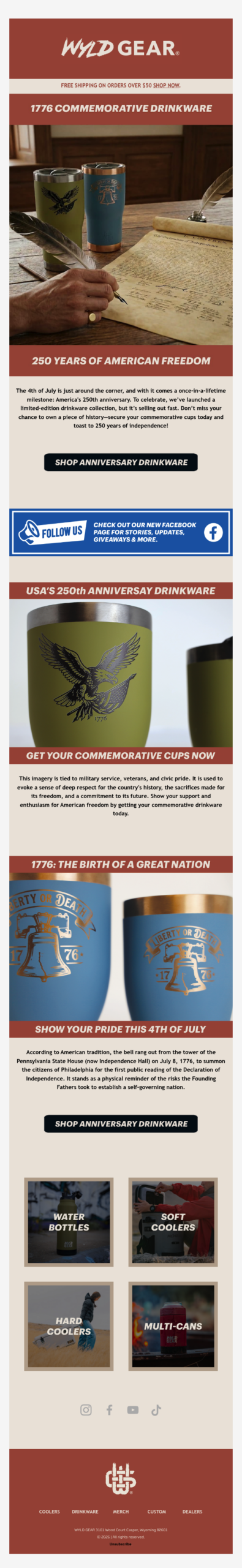 Limited Edition 250th Anniversary Drinkware!
