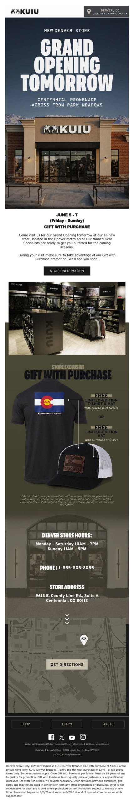 New Denver Store — Grand Opening Tomorrow