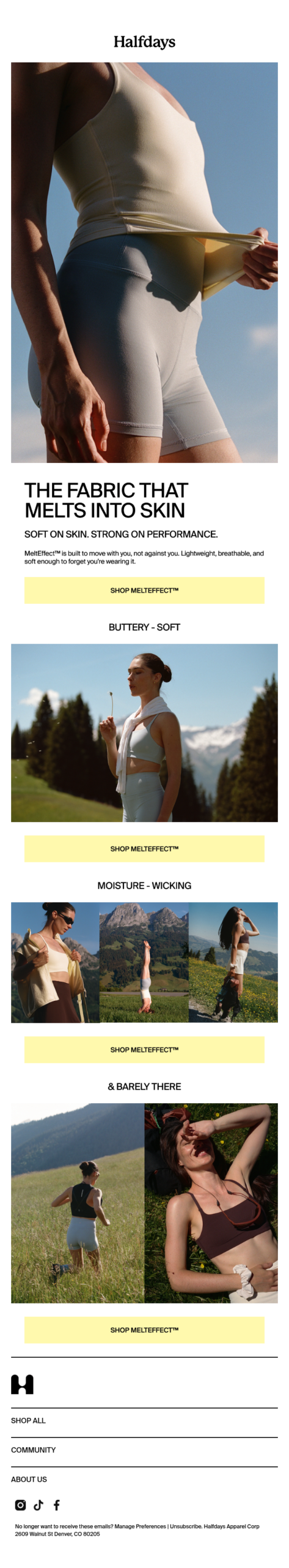 A New Fabric Feeling for Peak Summer
