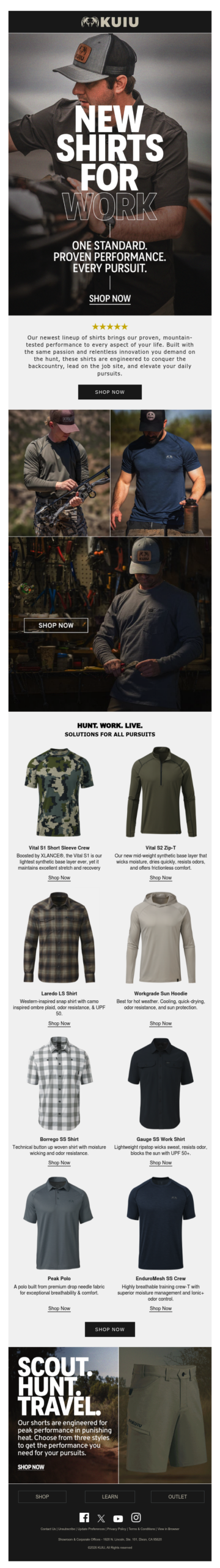 All-New Shirts — The Relentless Innovation You Demand