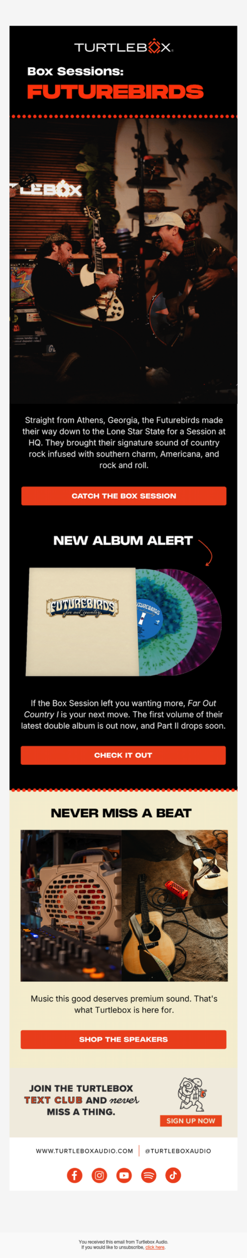 Catch the Futurebirds Box Session
