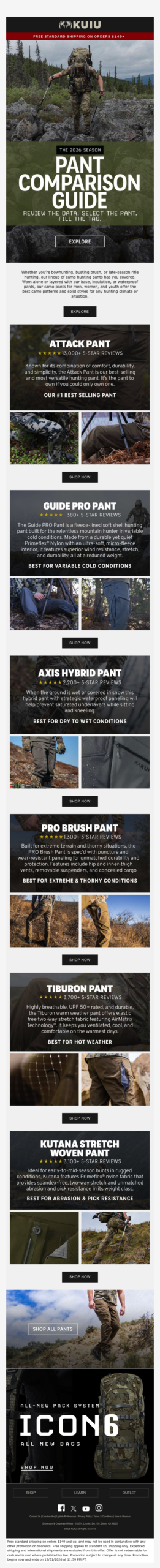 Countdown to Opening Day: 2026 Hunting Pant Guide