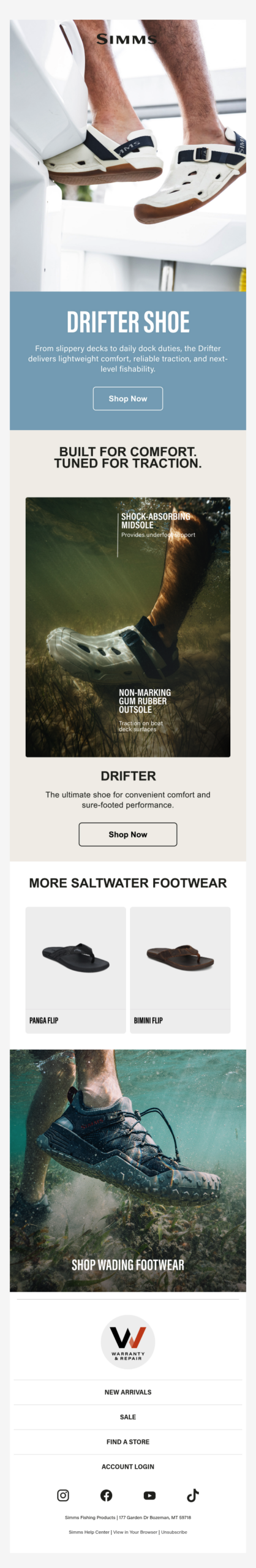 Drifter: Built for days on-deck