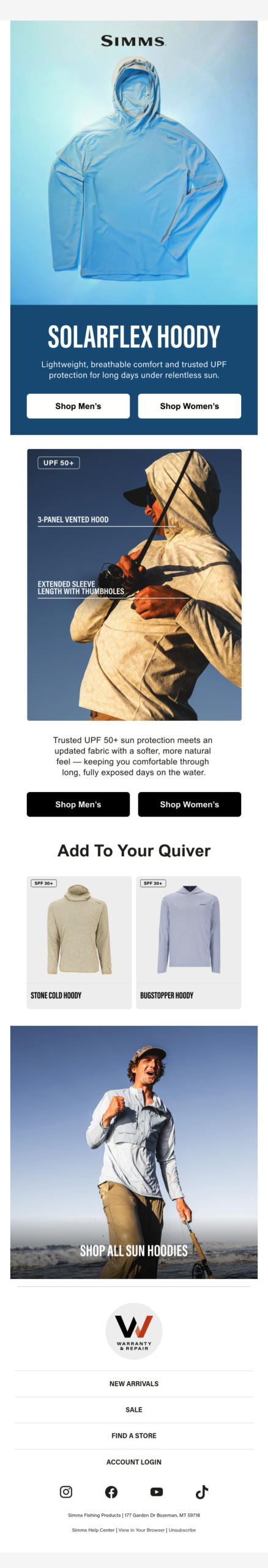 Find your go-to sun shirt.