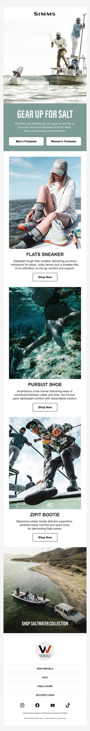 Flats Sneaker: Built for salt