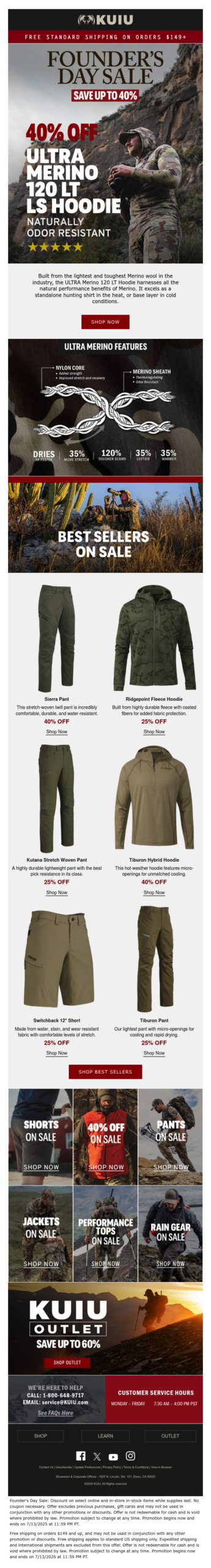 Founder’s Day Sale — Shop Best Sellers up to 40% OFF