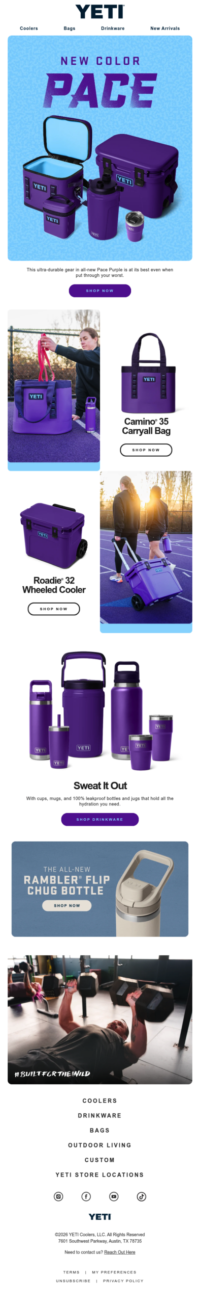 Grab Gear In All-New Pace Purple