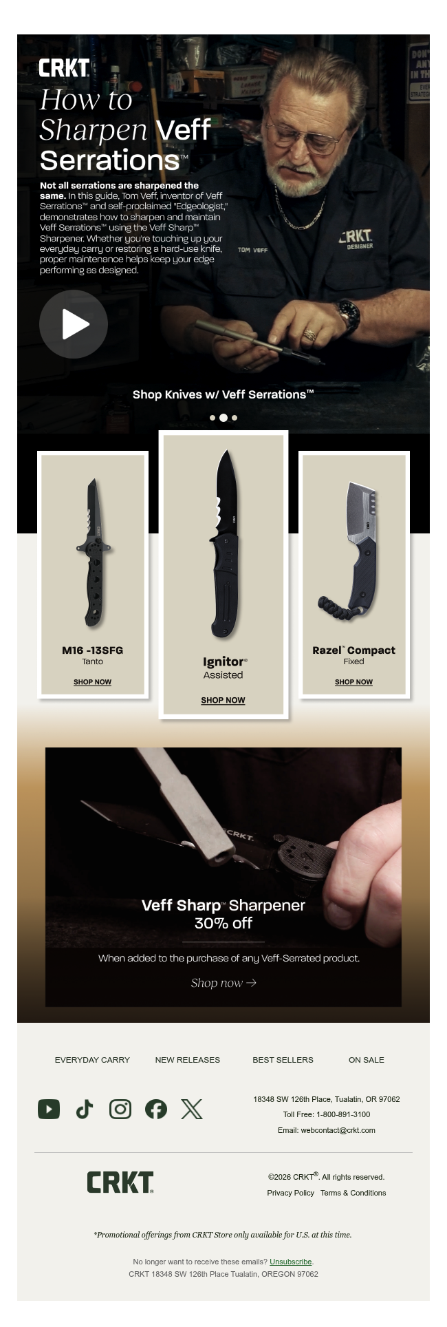 How to Sharpen Veff Serrations™