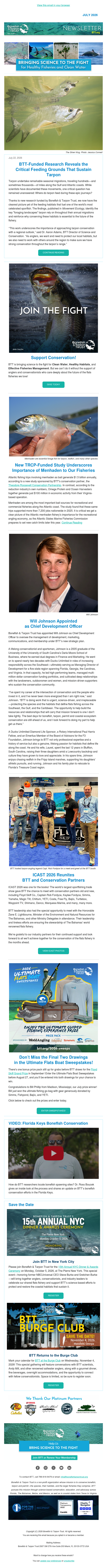 July BTT Newsletter