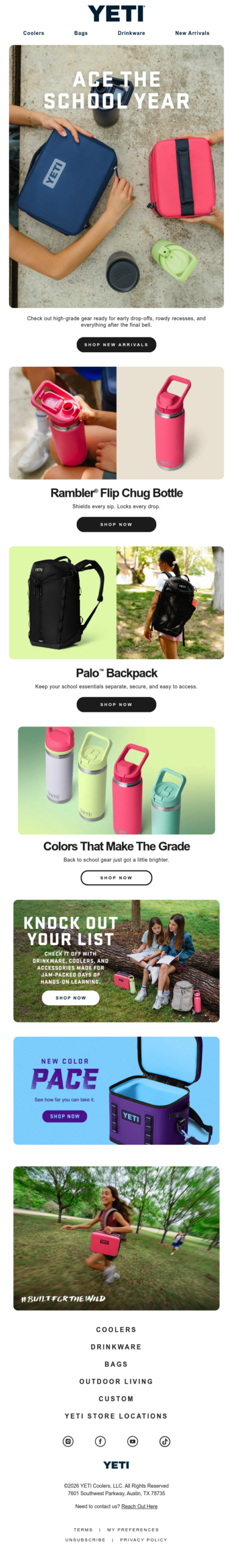 New Arrivals To Kick Off The School Year