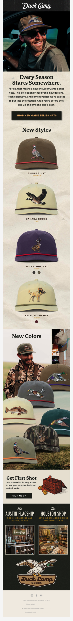New Game Series Hats Are Here