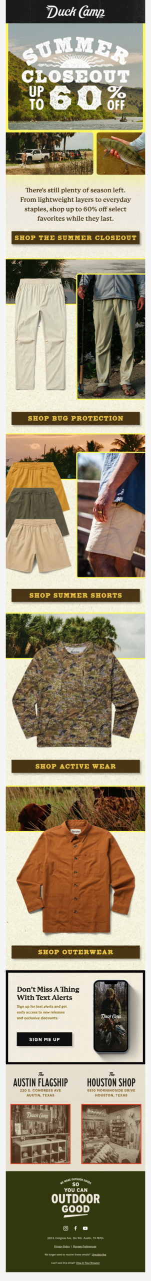 Our Summer Closeout Is Live
