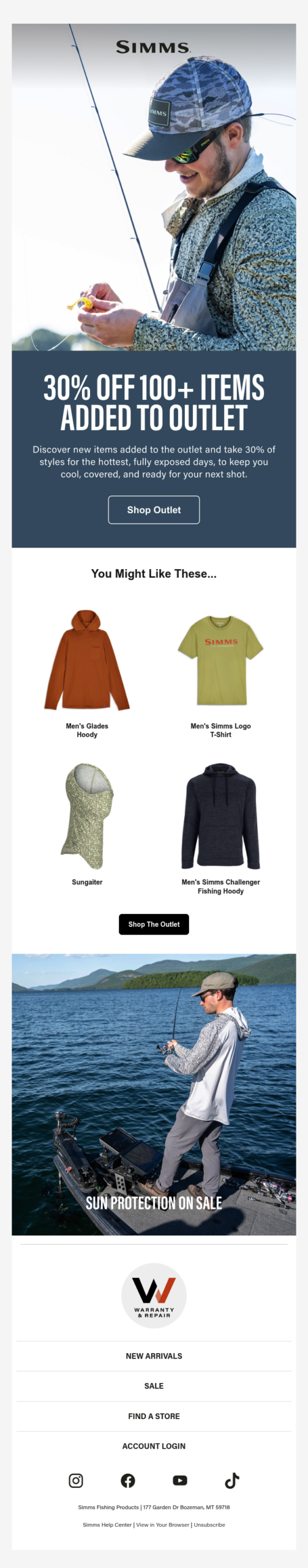 Save on outlet items before they’re gone