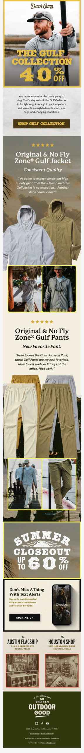 The Gulf Collection: 40% Off