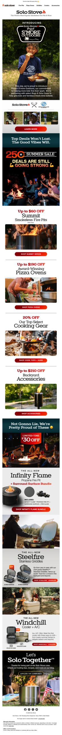 This July, we’re giving s’more time outdoors 🔥