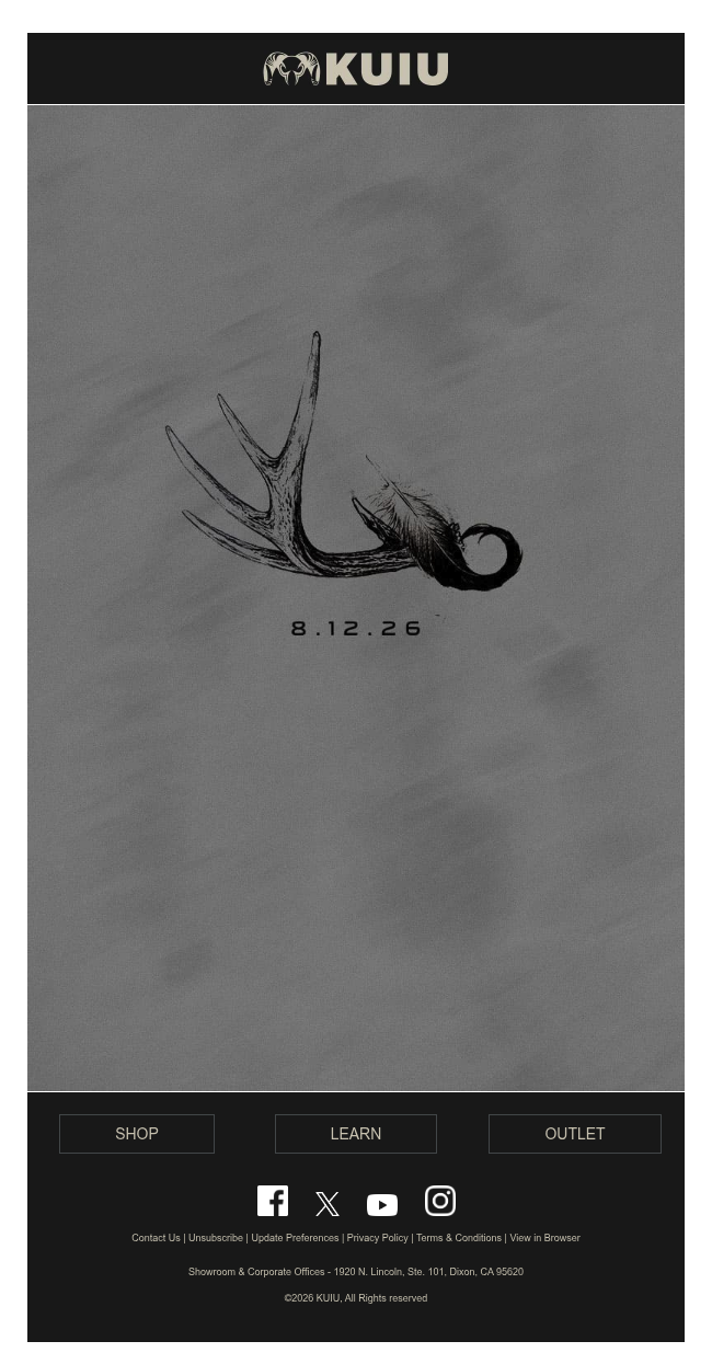 Unseen. Unmatched. Relentless. — Coming 8.12.26