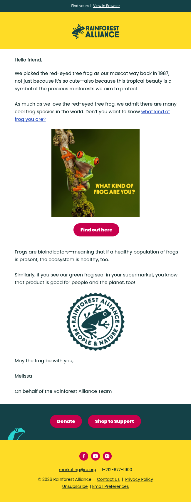 🐸 What kind of frog are you?