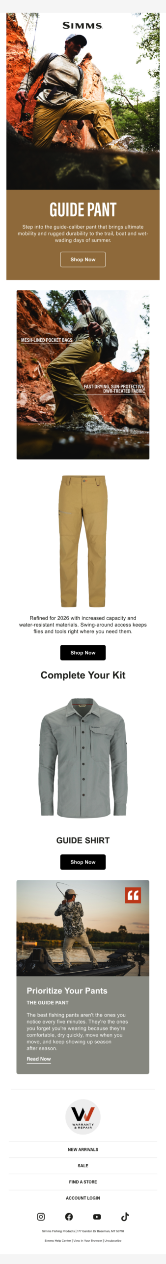 Guide Pant: Built to pull its weight