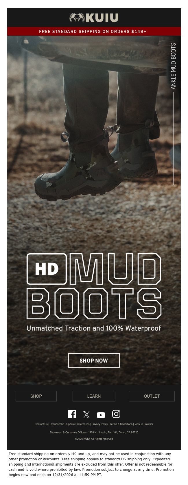 Mud Boots — Designed for Big Game, Whitetail, Waterfowl, and More…