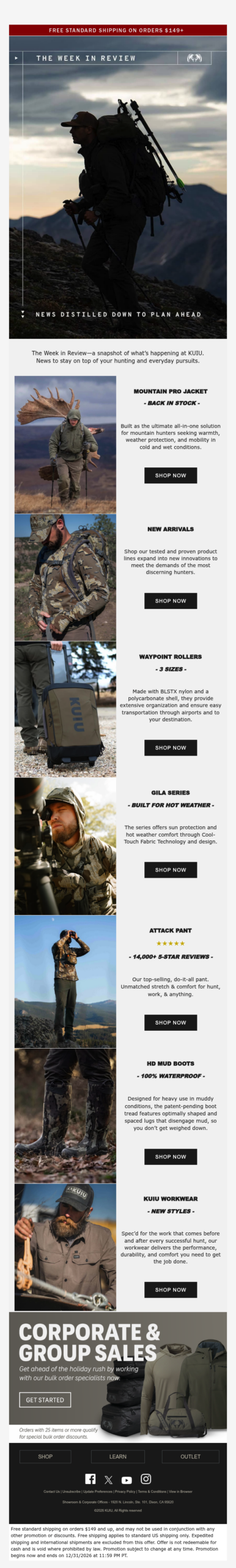 New Camo. New Gear. New Season. — See What the News is About