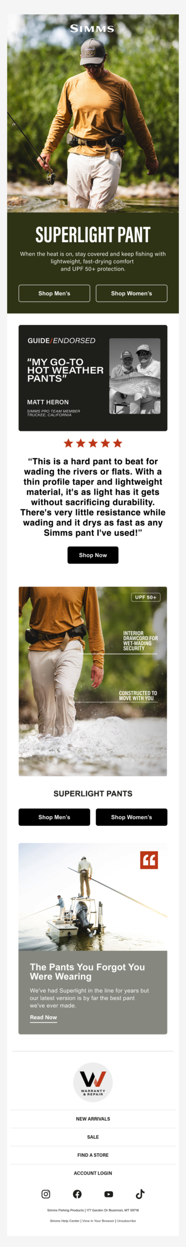 Superlight Pant: The lightest way to stay covered.